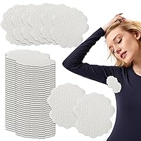 Armpit Sweat Pads 100PCS Absorbent Underarm Sweat Pads Disposable Sweat Pads for Under Arms Invisible Adhesive Armpit Sweat Prevention for Men Women Antiperspirants