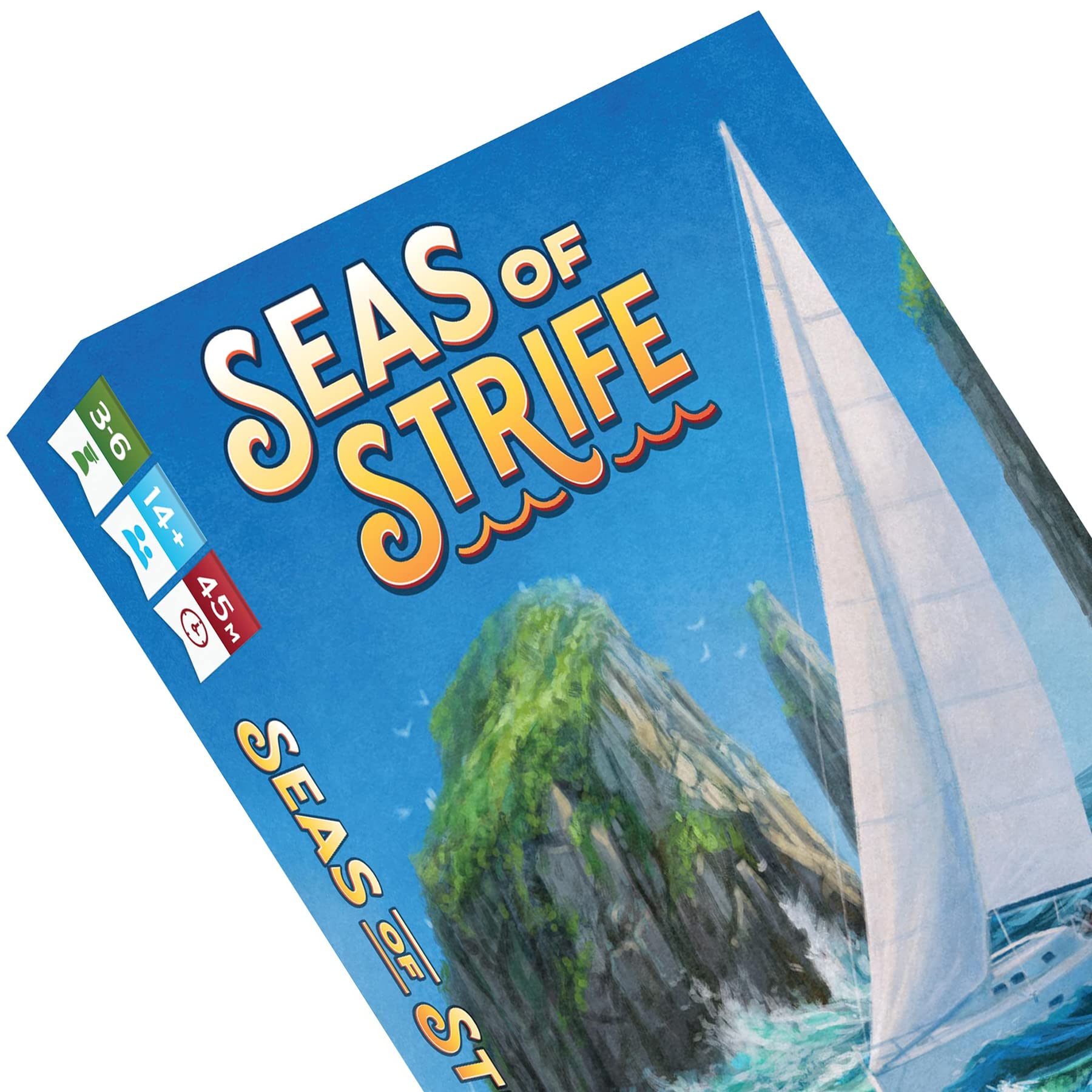 Seas of Strife - Rio Grande Games, Trick Taking -Card Game, Ages 14+, 3-6 Players, 45 Min