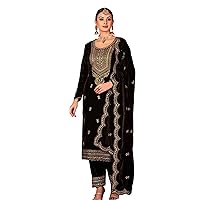 Design a new Embroidered Velvet Salwar Suit for women ready to wear