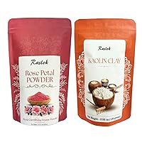 Rose Petal Powder | 100% Natural and Pure Skin care Kaolin Clay for Face Mask