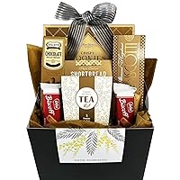 Gifts Fulfilled Tea and Sympathy Gift Box for Loss of a Loved One, Bereavement Gift with Tea, Snacks and Gift Card