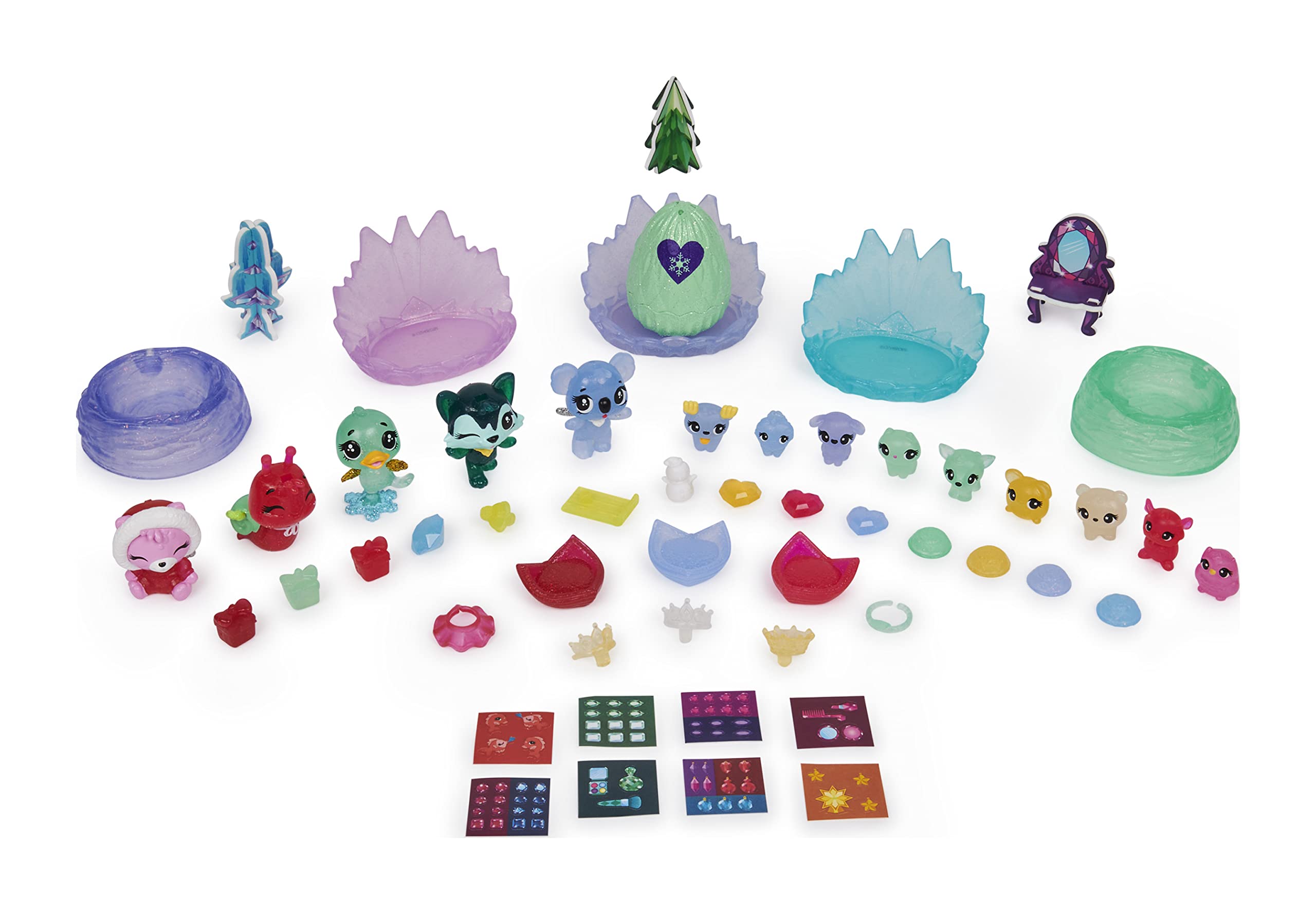 Hatchimals CollEGGtibles, Advent Calendar with Exclusive Characters and Paper Craft Accessories, for Ages 5 and Up (Styles May Vary)