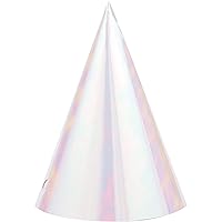 Iridescent Party Party Hats, 24 ct