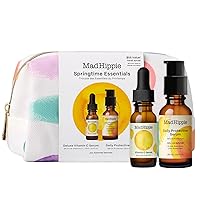 Mad Hippie Vitamin C Serum Springtime Essentials Kit – Deluxe Vitamin C Face Serum + SPF 30+ Daily Protective Serum + Assorted Sachets