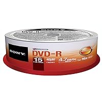 Sony DVD-R (15 pk Spindle)