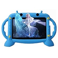 Kids Tablet, 7 inch Tablet for Kids 2-10, Educational Learning Toddler Tablet Android 11, 3GB RAM+32GB ROM Storage, Google Play YouTube, Baby Girl boy Gift (Blue)