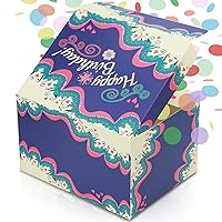 Exmagous Surprise Gift Box Explosion Gift Wrap Box Confetti Exploding Happy Birthday Pop Up Surprise Prank Box 7.2 x 5.5 x 4.3 in.