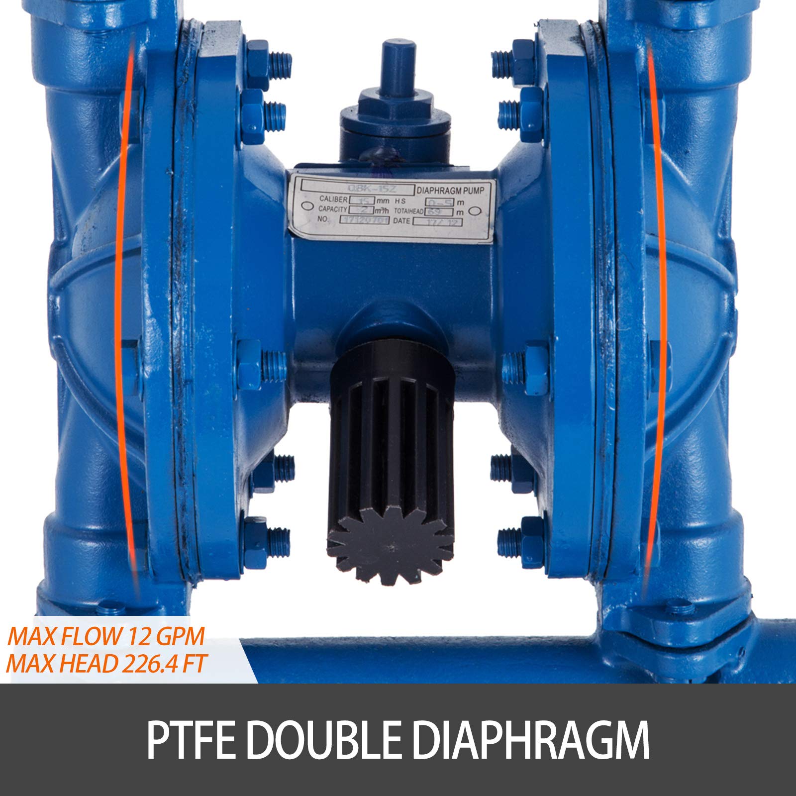 375116円 最大71％オフ！ Double Diaphragm Pump Stainless Steel Air Operated PTFE 35 GPM