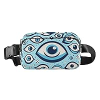 Cross Body Fanny Pack Greece-bead-blue-eye Fashion Waist Packs Unisex Belt Bag