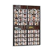 Barbershop Wall Decoration Barbershop Poster Man Hair Poster Salon Poster Men's Salon Hair Posters Men's Haircut Posters23 Canvas Painting Wall Art Poster for Bedroom Living Room Decor 20x30inch(50x75