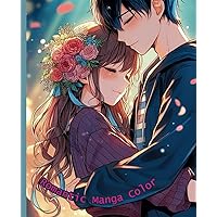 Romantic Manga Color - Manga da colorare - disegni manga e pagine a righe per scrivere - write e color -coloring pages Japan passion: Linea Manga Print (Italian Edition)