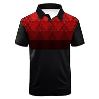 Mens Golf Shirts Short Sleeve Polo Shirt Casual Stylish Summer Moisture Wicking Sports Tennis Collared T-Shirt