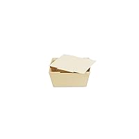 3” x 4” Petite Click n’ Lock Balsa Wood Boxes | Elegant, Very Durable Disposable Wedding and Party Boxes and Favor Boxes | 100% Biodegradable, Compostable | Sustainable | 300 Count