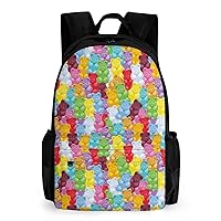 Gummy Bears Candies Laptop Backpack for Men Women Shoulder Bag Business Work Bag Travel Casual Daypacks