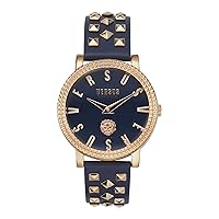 Versus Versace Womens Blue 38 mm Pigalle Watch VSPEU0319