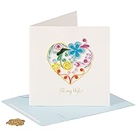 Happy Birthday Card, Heart Wife Quilled (NB-0054),(6