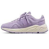 LABEL™ Go-to Low Lace-up Women's Sneakers – Suede & Leather Fabric – EVA Footbed – Lace Over Tongue Closure