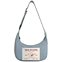 True Religion Women's Shoulder Bag Purse, Buddha Pocket Hobo Handbag with Adjustable Strap