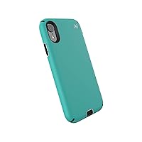 Speck Products Compatible Phone Case for Apple iPhone XR, Presidio Sport Case, Jet Ski Teal/Dolphin Grey/Black