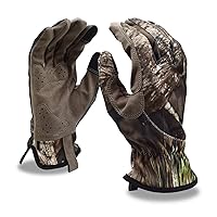 Cordova Safety Products Comfort Grip Hunting Gloves with Touchscreen Finger and Thumb, Mossy Oak, Medium