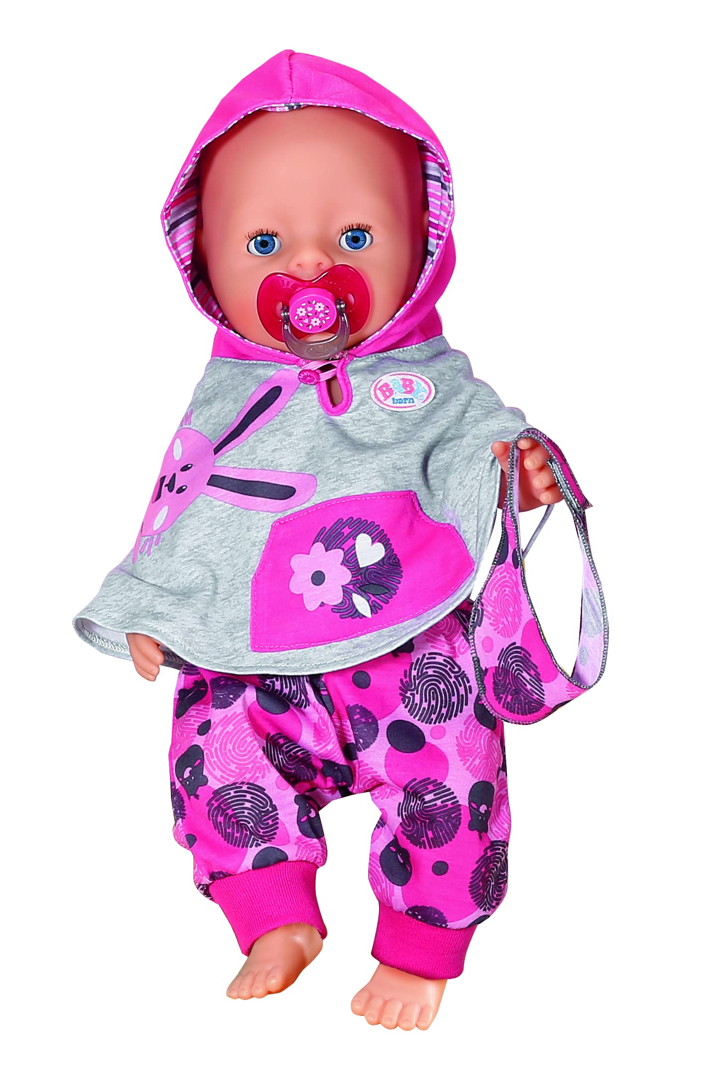 BABY born Deluxe First Arrival 832561 Clothing Accessories for 43cm Dolls for Toddlers - Includes 9-Piece Clothing Set & Dummy Eye Function - Suitable from 3 Years