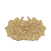 Dazzling Flower Evening Bags For Women Formal Party Rhinestone Handbags Wedding Crystal Clutch Purses