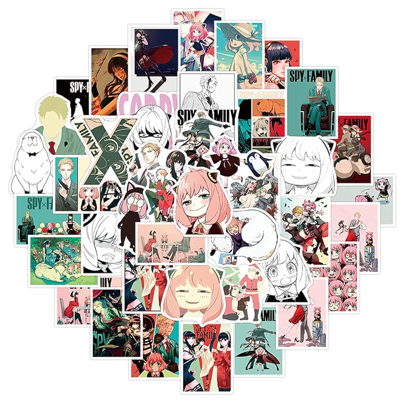 Premium AI Image | Anime Sticker Cute Kawaii Characters with Bold Line  Creative with Difference Expressions and Pose