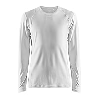 Craft Sportswear Men's ADV Essence LS Tee, Moisture Wicking Workout Long Sleeve T-Shirt with Zip Pocket