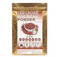 100% Pure Red Bean Powder 红豆粉 Natural Red Bean Flour, Great Flavor for Drinks, Smoothie, Yogurt, Baking, cookies, cakes and Beverages, Non-GMO Powder, No Filler, No additives 100G/3.25oz