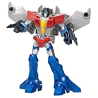 Transformers Toys EarthSpark Warrior Class Starscream Action Figure, 5-Inch, Robot Toys for Kids Ages 6 and Up