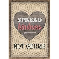 Teacher Created Resources Spread Kindness Not Germs Positive Poster, 13-3/8