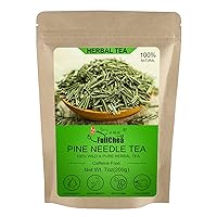 Dried Pine Needle Tea - 7oz/200g - Premium Red Pine Needles Loose Leaf Herbal Tea - Non-GMO - Better Than White Pine Needle Tea - Caffeine-free - Cut & Sifted