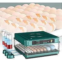 Professional Egg Incubator - Automatic Egg Turning/Temperature Control/Water Replenishment + Adjustable spacing, Digital Automatic Brooder Chicken - Quail Duck Chicken Goose Bird,24Eggs-1pc