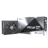 Seasonic FOCUS PX-850 | 850W | 80+ Platinum | Full-Modular | ATX Form Factor | Low Noise | Premium Japanese Capacitor | 10 Year Warranty | Nvidia RTX 30/40 Super & AMD GPU Compatible (Ref. SSR-850PX)