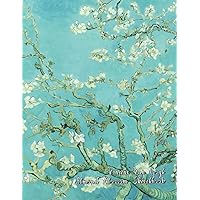 Vincent Van Gogh Sketchbook: Van Gogh Sketchbook Featuring Almond Blossoms / Sketchbook For Drawing Sketching And Doodling / Large 8.5 x 11