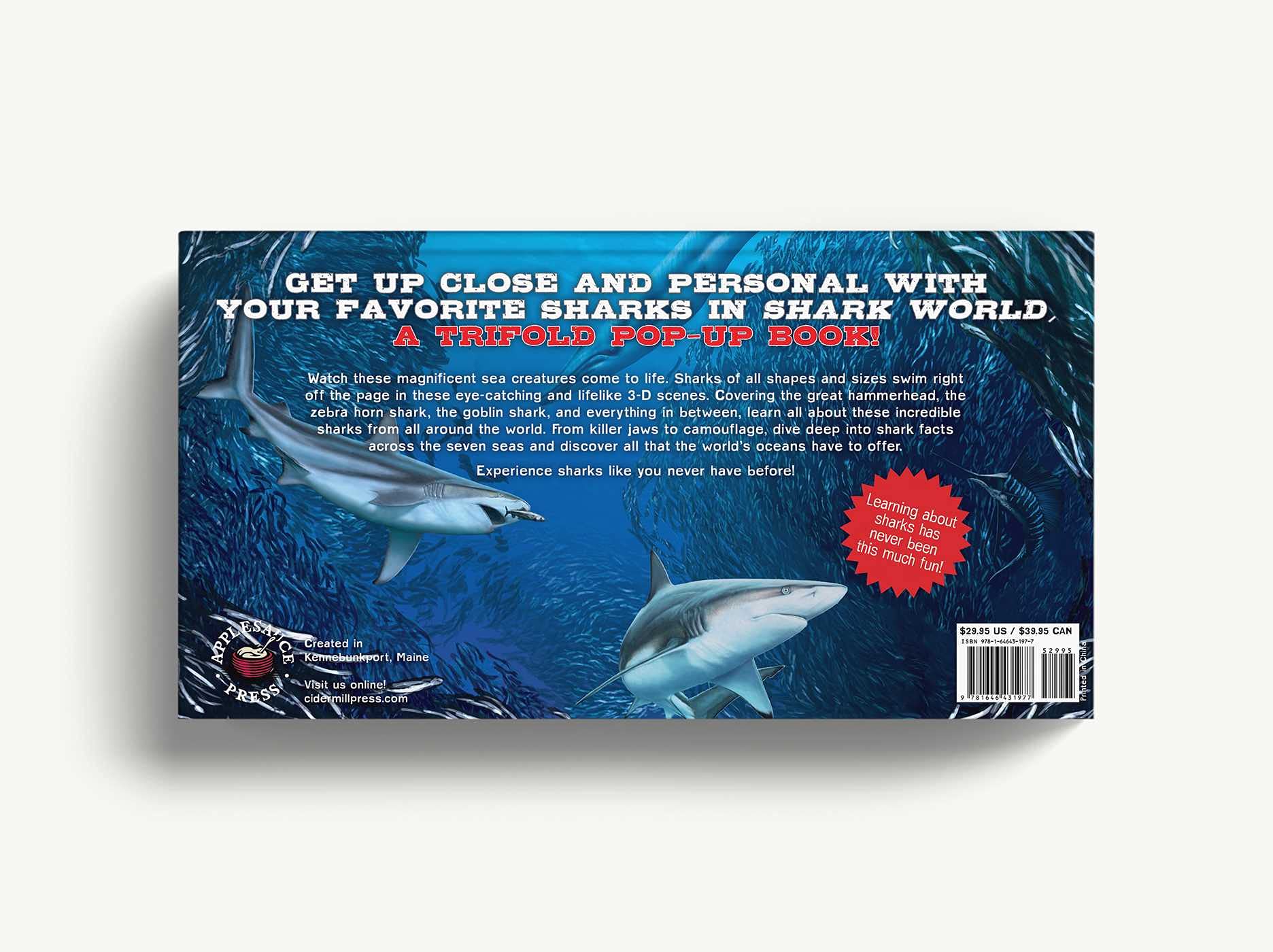 Shark World: A 3-D Pop-Up Book (Pop-Up World!)