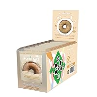 PLANET BAKE Vegan Donut - Gluten Free, Sugar Free, Soy Free Keto Donuts - Moist & Delicious Individually Wrapped Donuts For On-The-Go Healthy Snacking - Cinnamon Roll (8 Pack)