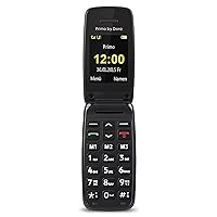 Doro Primo 401 GSM-Handy mit großem Farbdisplay und beleuchtetem Display