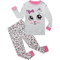 Little Girls Pajamas Sets Toddler Girls Cotton Pjs Sleepwear Sets
