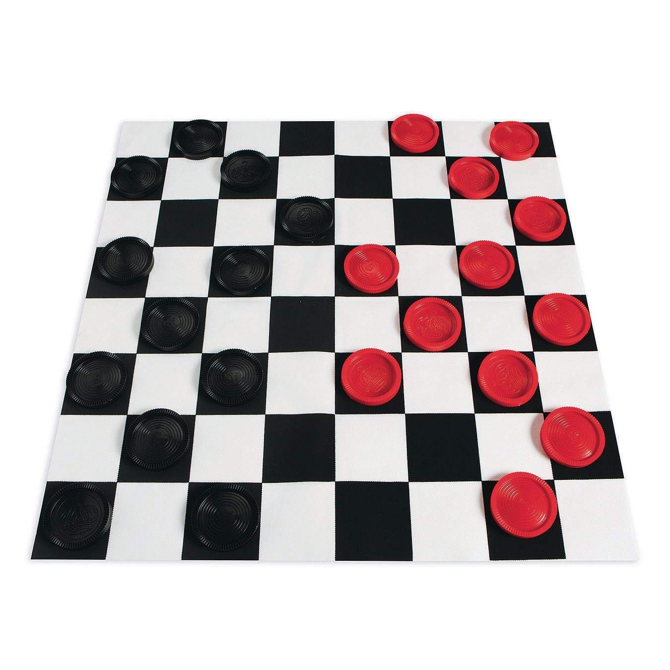 S&S Worldwide Giant 2-in-1 Four in a Row & Checkers Game