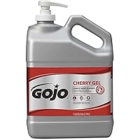 Gojo 2358-02 Cherry Gel Pumice Hand Cleaner Pump Bottle - 1 Gallon, (Pack of 2)