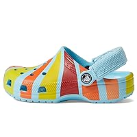 Crocs Unisex-Child Classic Graphic Clog with Terry Cloth Backstrap