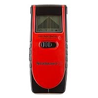 Stud Finder 3-in-1 Compact Electronic Wood and Metal Detector and Live Wire Sensor with Backlit LCD Screen and 9 Volt Battery Included by Stalwart