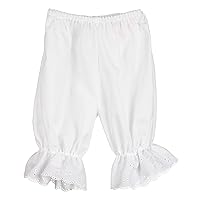 Little Girls White Pantaloon Pettipants Bloomer Under-Pants 4T