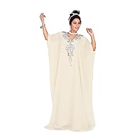 Women Kaftan Farasha Caftan Kimono Long Maxi Dress Summer Cover up Free Size