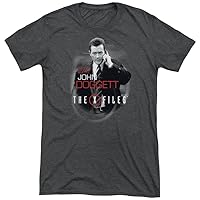 X Files Doggett Adult Tri-Blend T-Shirt 2XL
