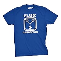 Flux Capacitor T Shirt Funny Vintage Retro 80s Movie T Shirts for Men