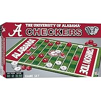 MasterPieces Family Game - NCAA Alabama Crimson Tide Checkers - Officially Licensed Board Game for Kids & Adults 13