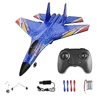 Gravity Glider, Gravity Glider, 2.4GHZ RC Airplane, Smart 100M Remote Control Plane, Anti-Collsion RC Jet with Light RC Planes for Adults Kids Beginner Blue, Rc Planes