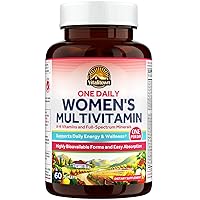 Women's Multivitamin, with Vitamins A C D E K, High Levels of B-Vitamins, Iron, Zinc, Magnesium & More, Bioavailable Forms, Whole Body Health, 60 Tablets